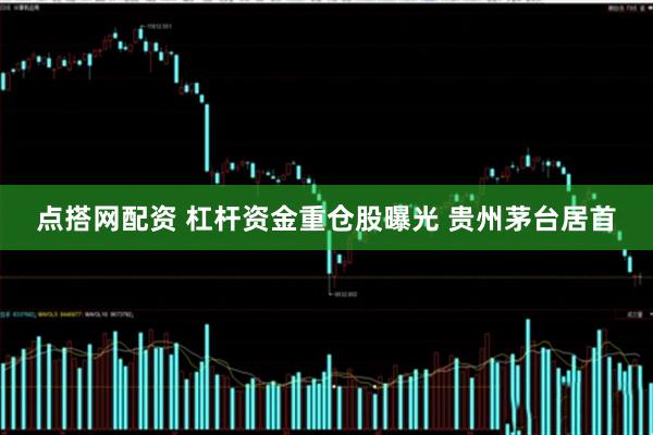 点搭网配资 杠杆资金重仓股曝光 贵州茅台居首
