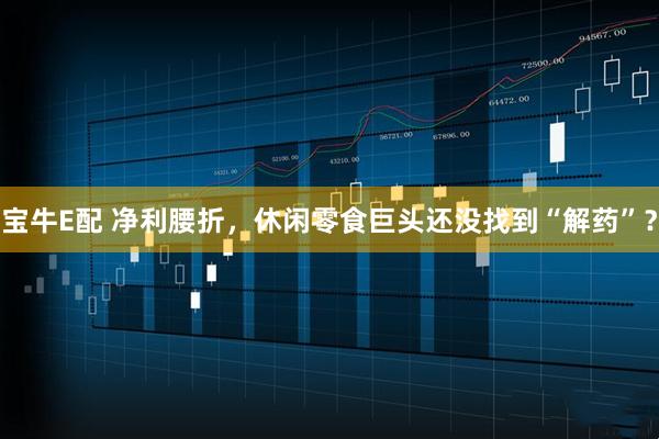 宝牛E配 净利腰折,休闲零食巨头还没找到“解药”?