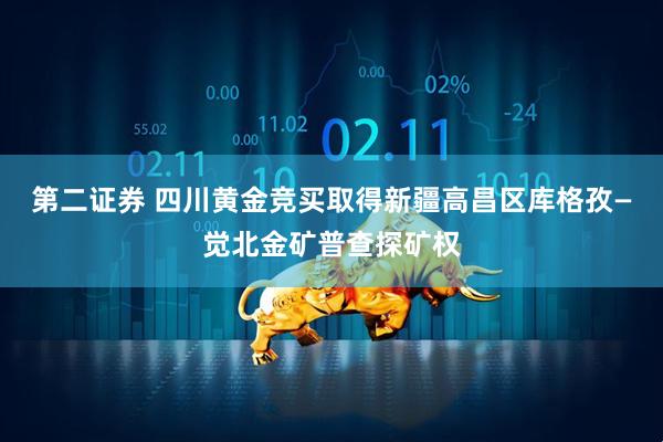 第二证券 四川黄金竞买取得新疆高昌区库格孜—觉北金矿普查探矿权